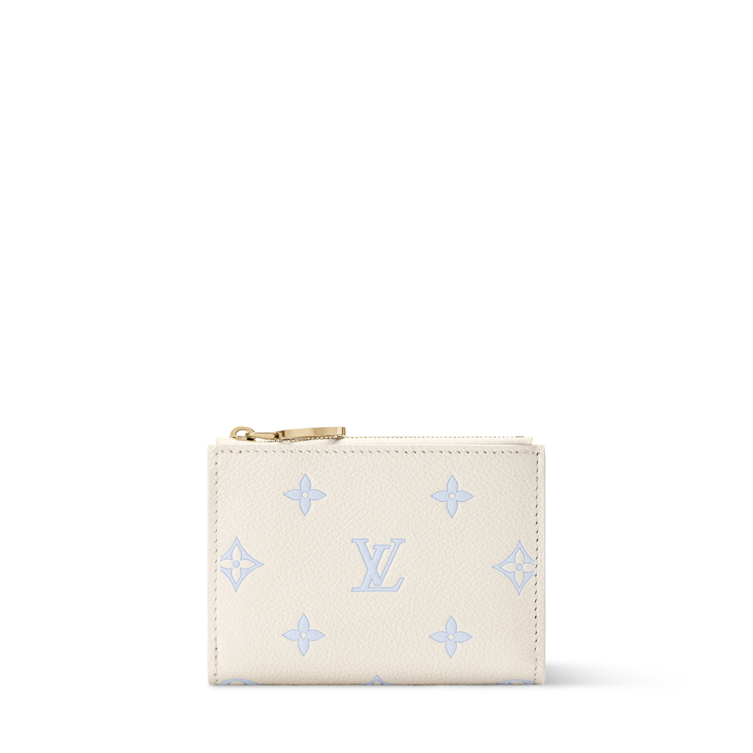 LOUIS VUITTON 名刺入れ アイボリー Lisa Wallet Monogram Empreinte Leather - Women - Small Leather